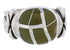 Silver Turquoise Inlay Southwest Ring Size 5-1/4 TX40001